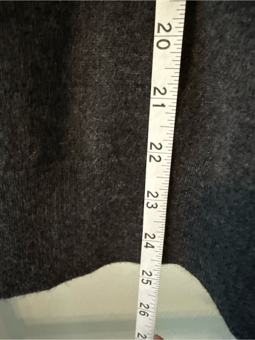 Quince Women's XL 100% Mongolian Cashmere Crewneck Sweater Heathered Charcoal - Picture 5 of 7